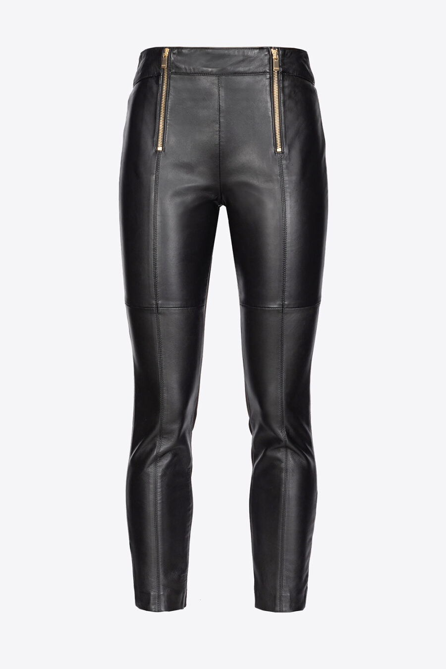 Leggings bimateriale nero limousine