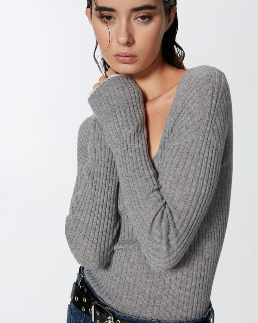 Ribbed wool and cashmere sweater - Image 6