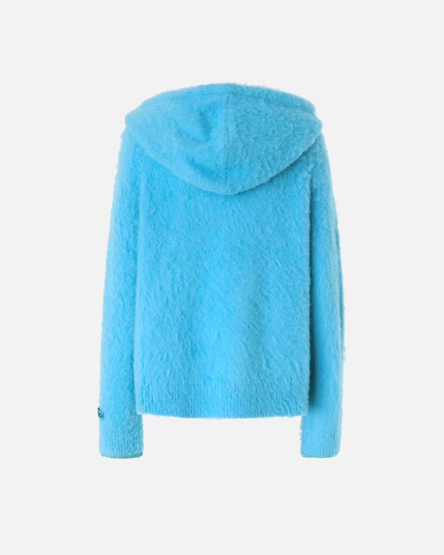 Maglia con cappuccio fluffy - immagine 2