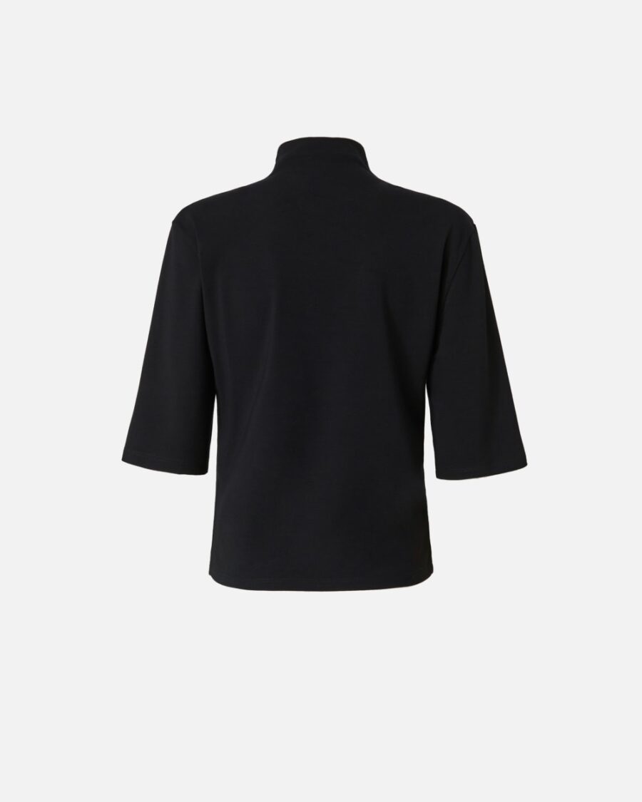 Three-quarter-sleeved shirt with logo embroidery - Image 2