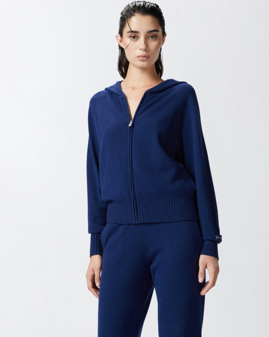 Cashmere-blend hoodie with zip - Image 4