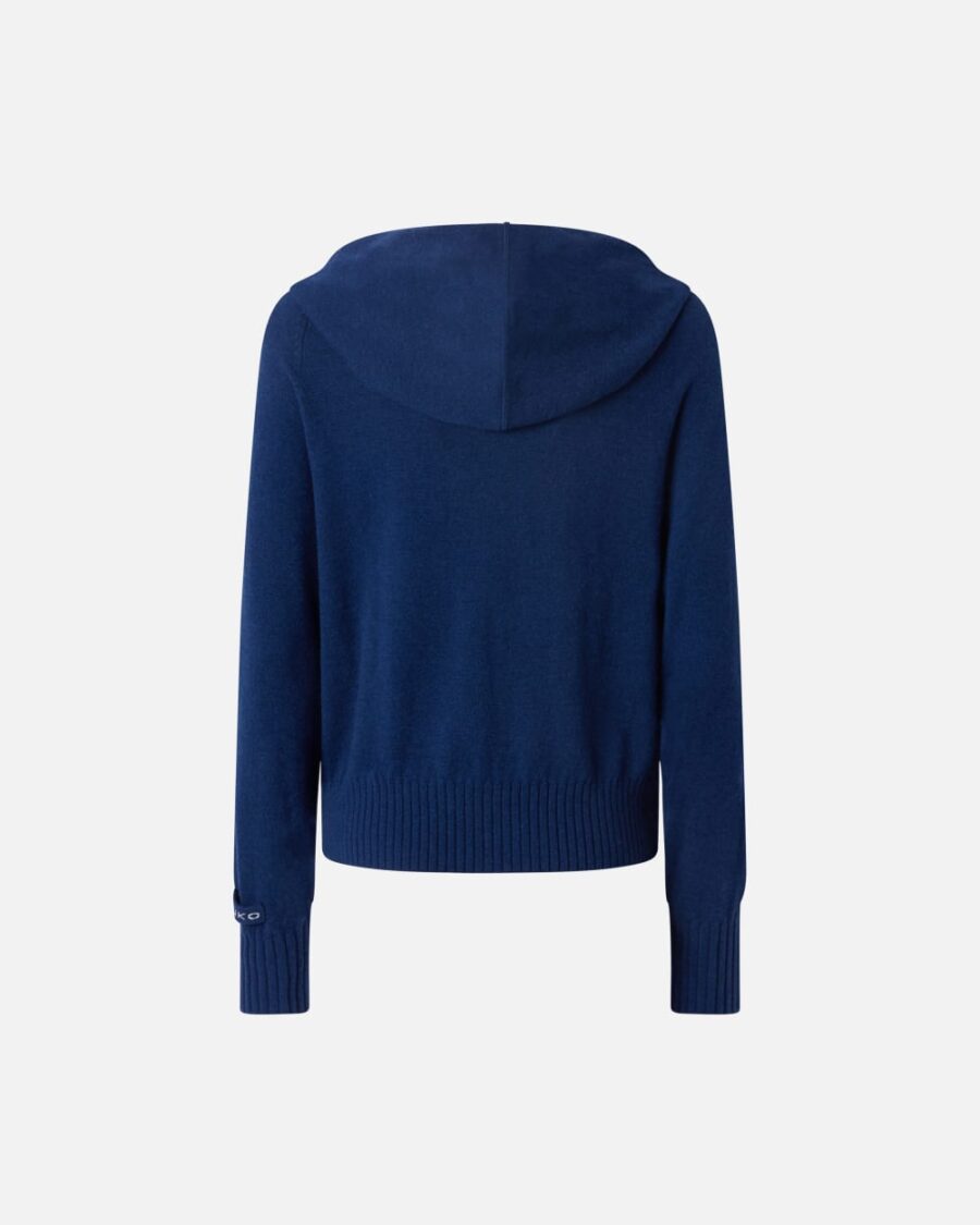 Cashmere-blend hoodie with zip - Image 2