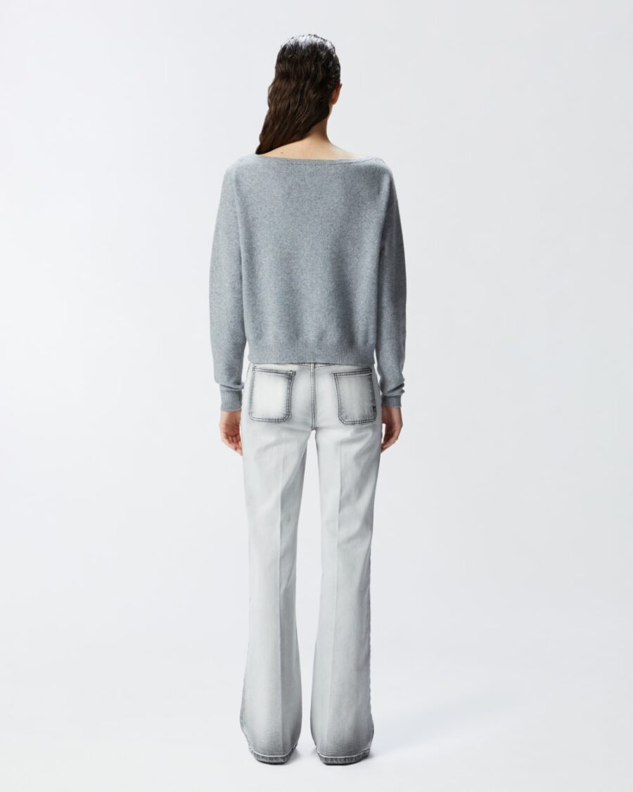 Cashmere-blend sweater with embroidered logo - Image 5