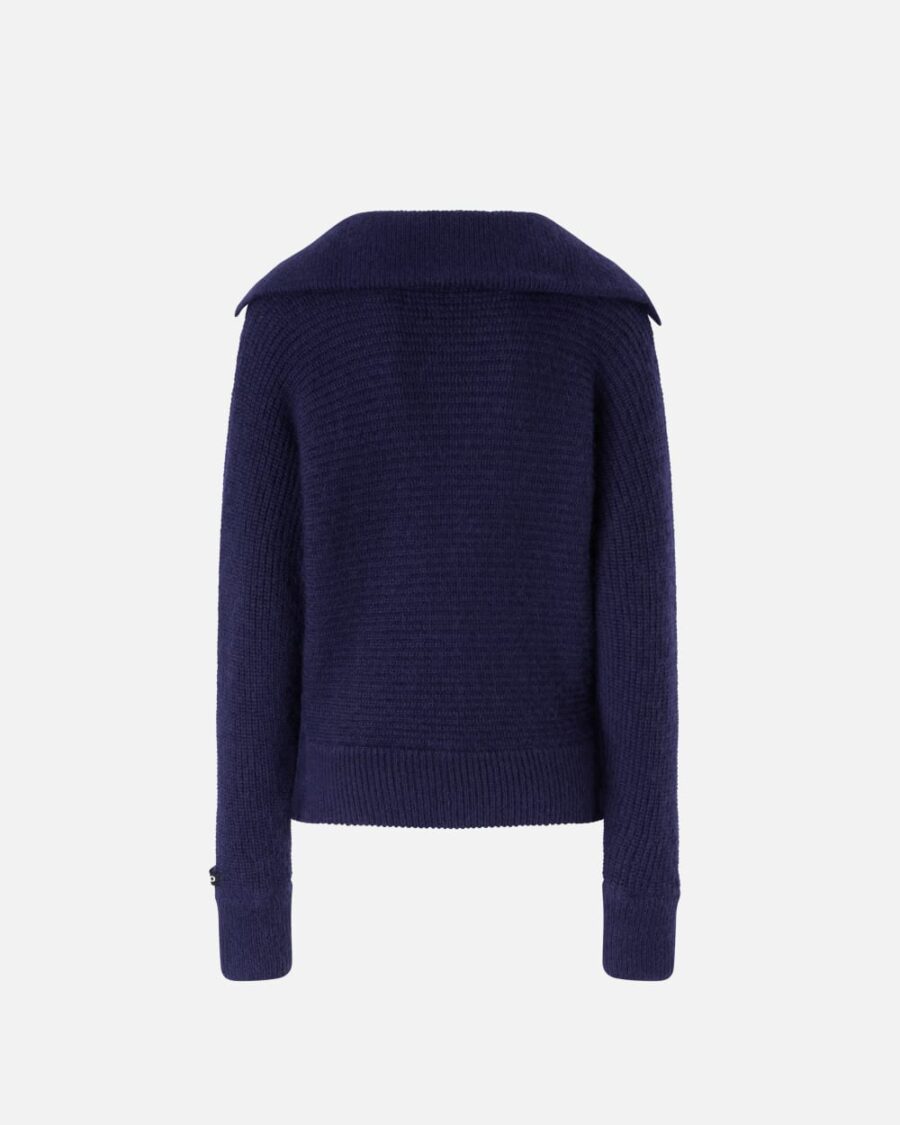 Mohair blend v-neck jumper - Image 2