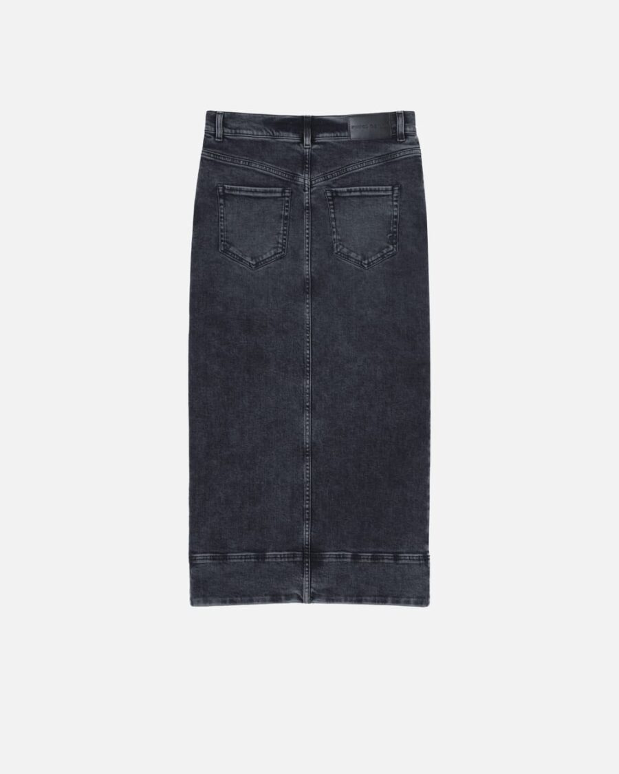 Maxi gonna denim dark grey - immagine 2