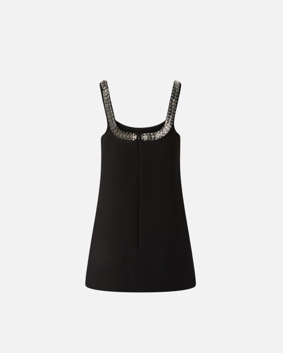Mini cami dress with shiny embroidery - Image 2