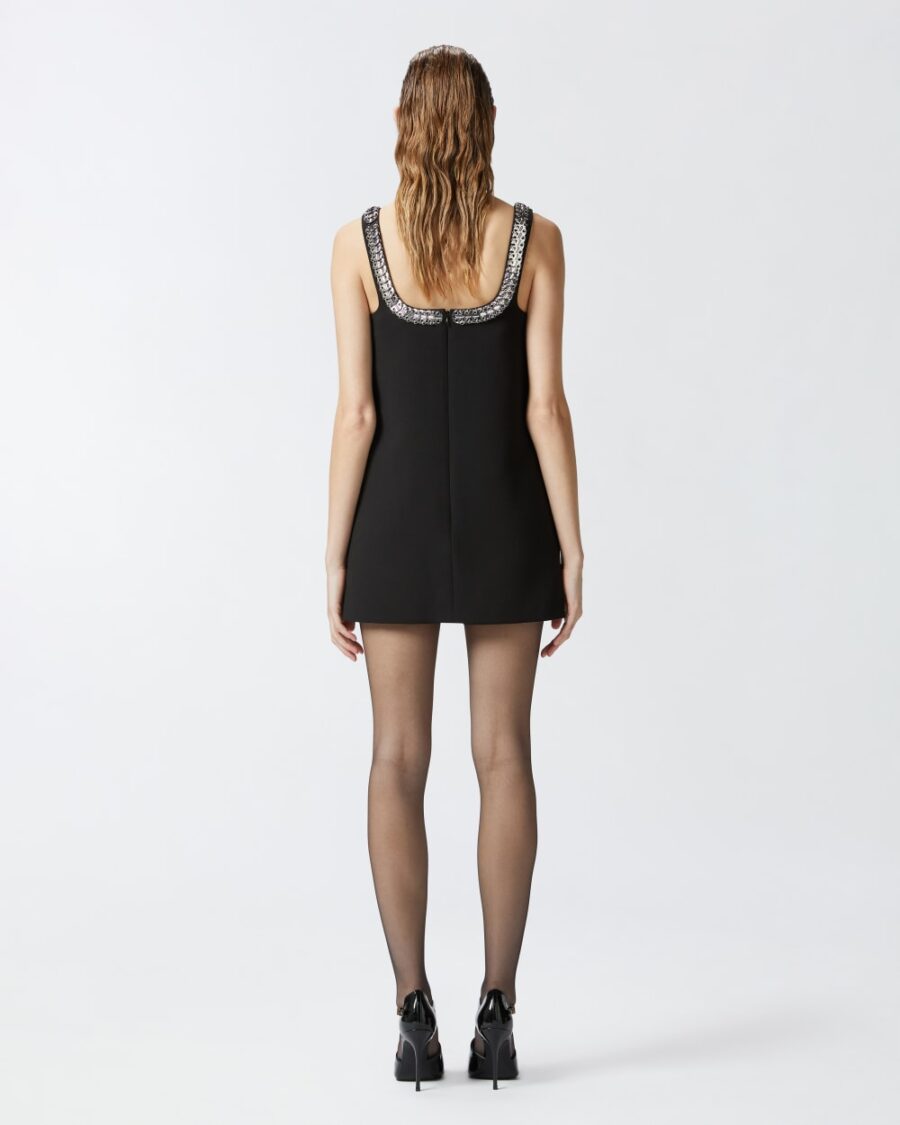 Mini cami dress with shiny embroidery - Image 6