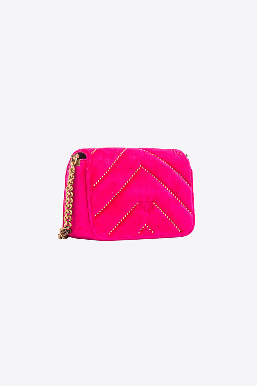 Mini Love Bag Click velluto con borchie - immagine 2