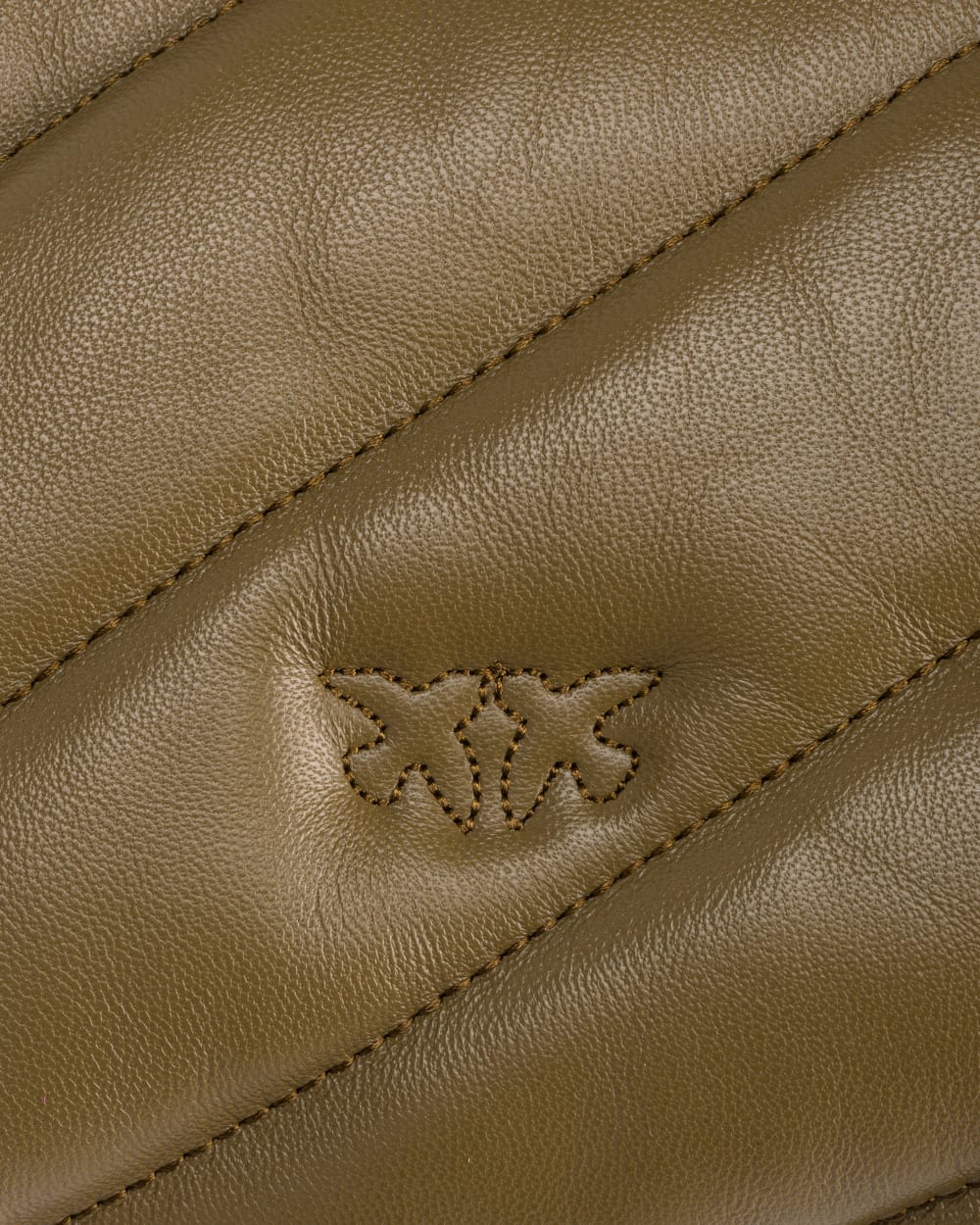 Mini Love Bag Puff in nappa color block - immagine 4