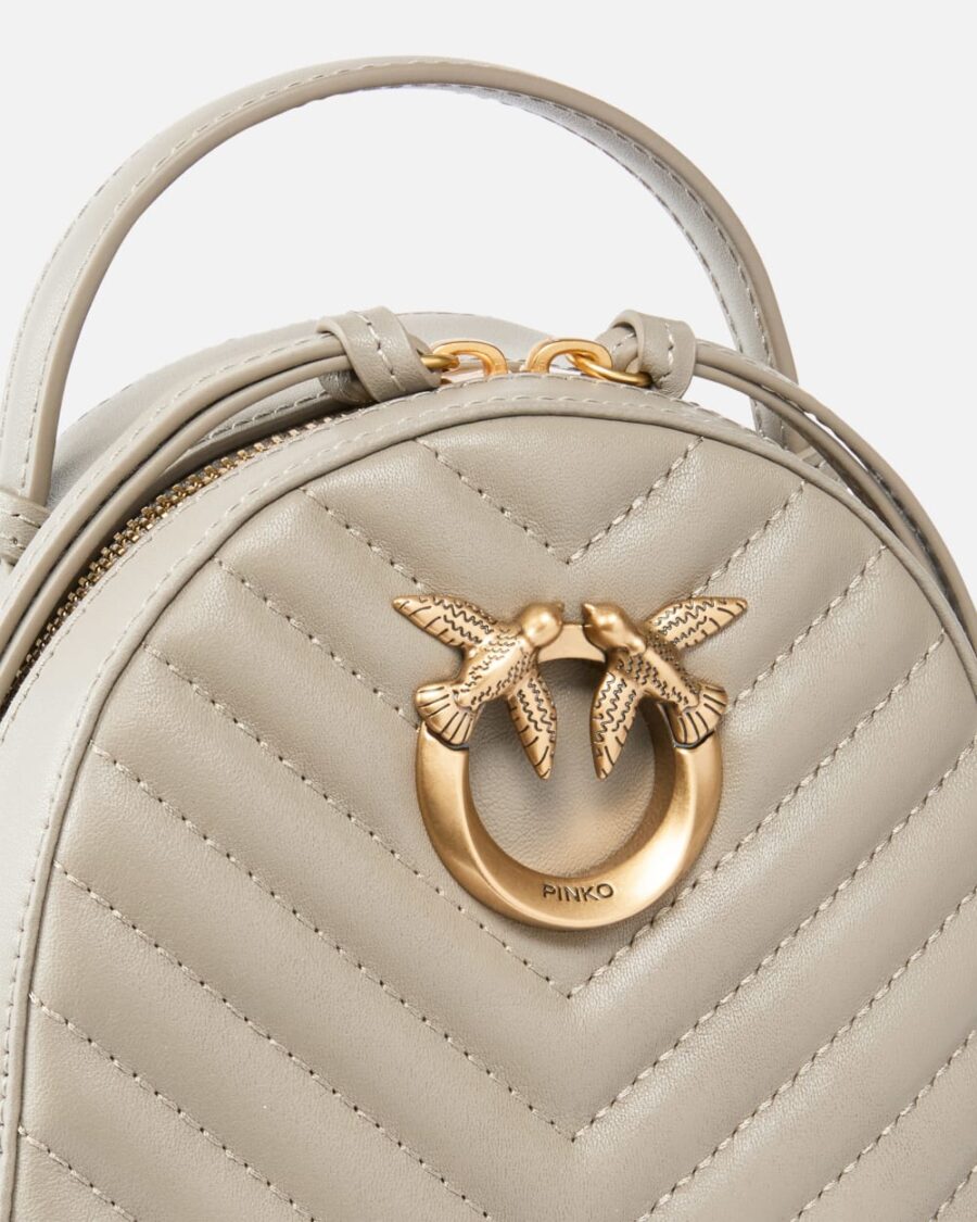 Love Bag mini matelassé leather backpack - Image 3