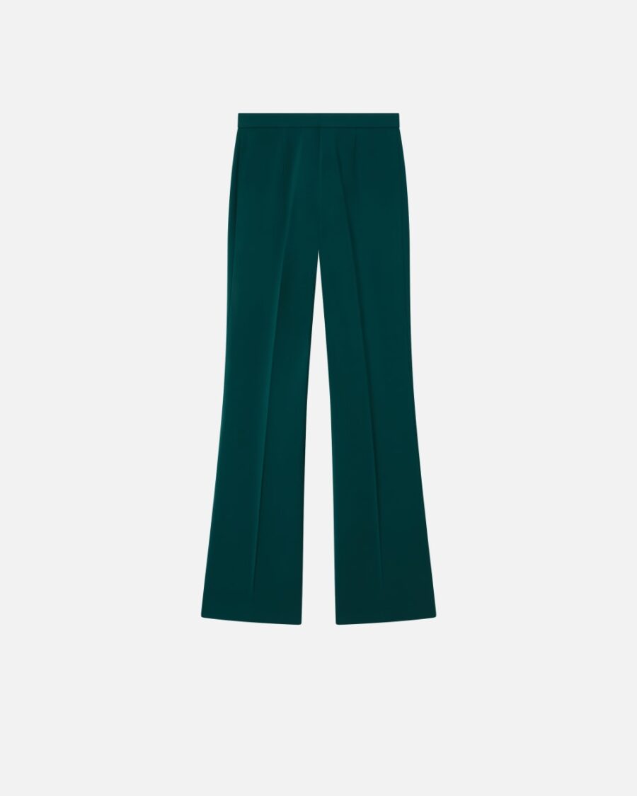 High-waist trousers in technical cady - Image 2