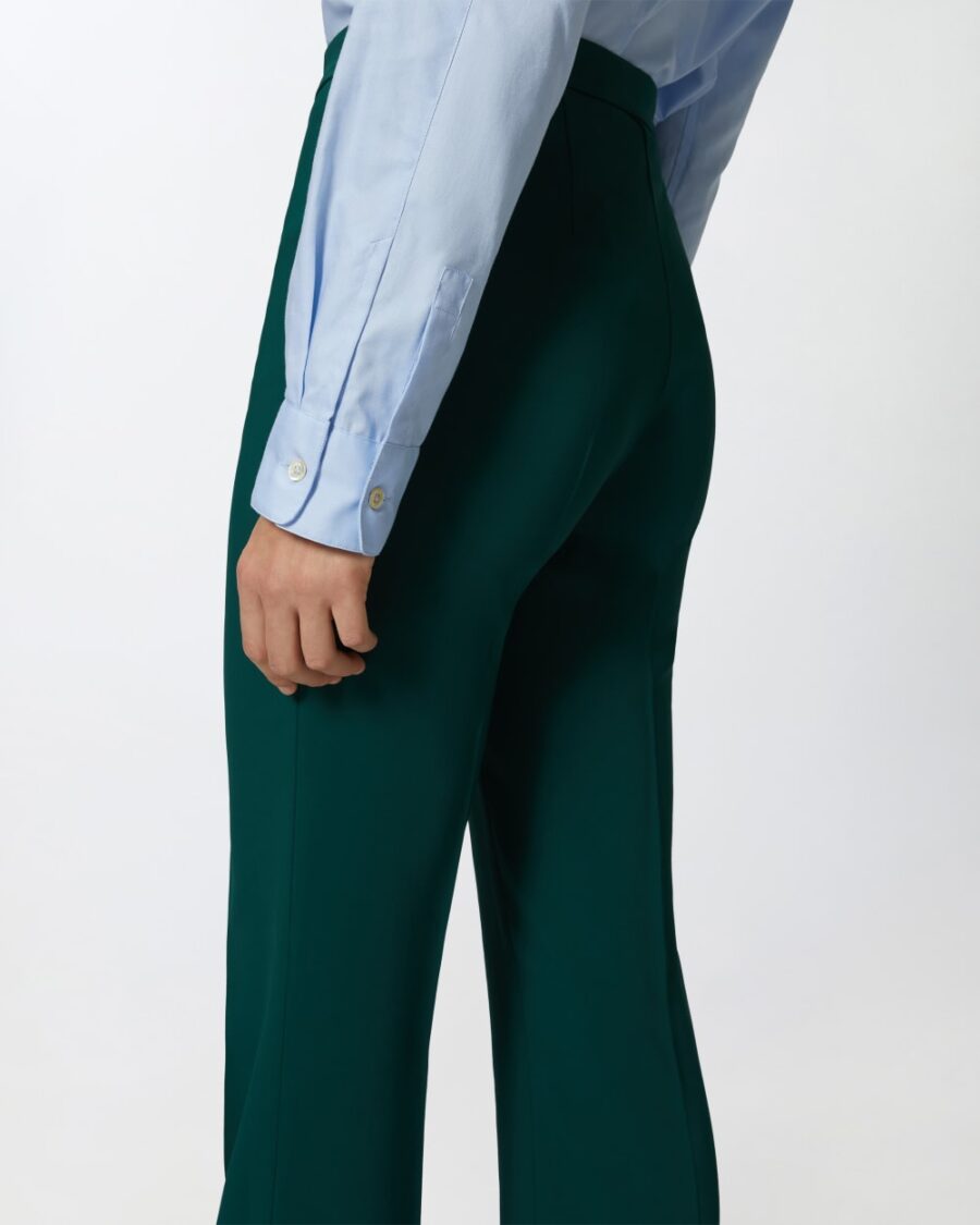 High-waist trousers in technical cady - Image 6