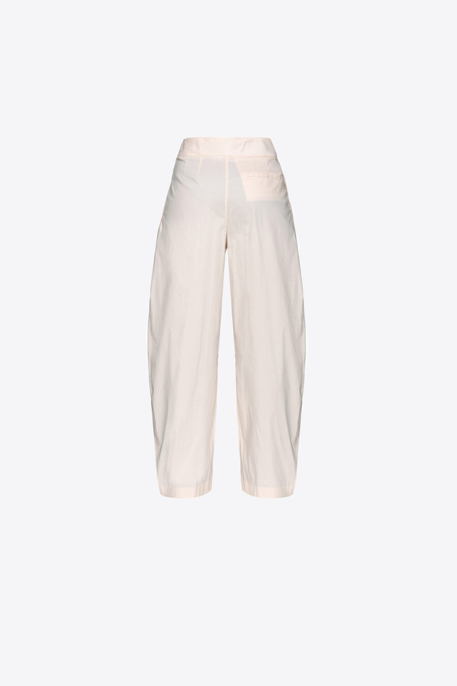 Pantaloni ampi in tecno popeline - immagine 2