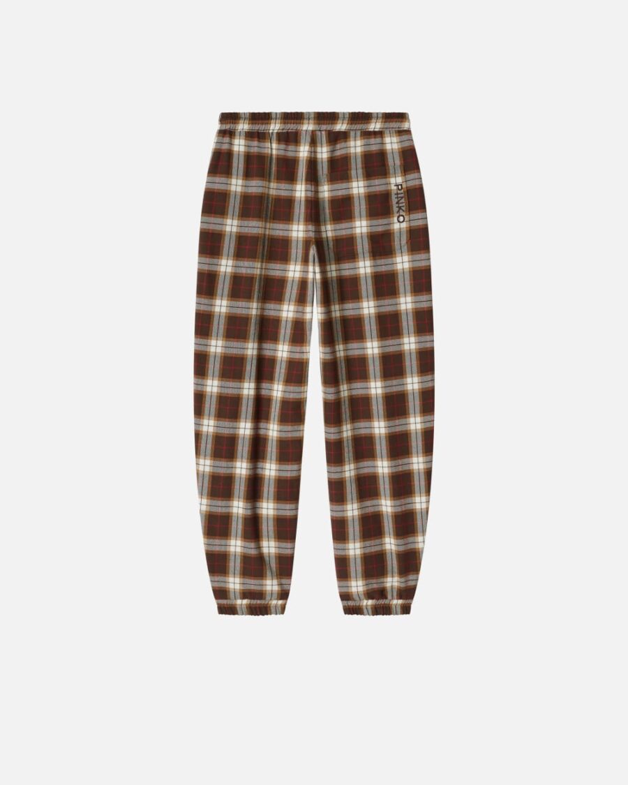 Pantaloni balloon a quadri - immagine 2