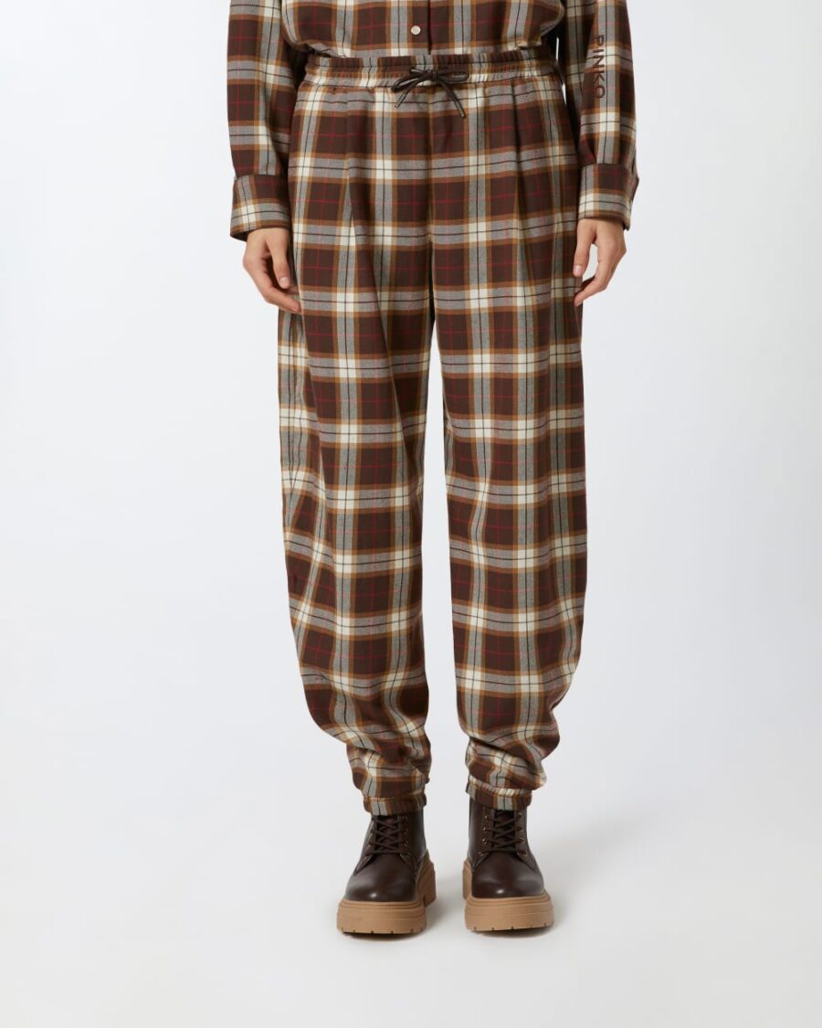 Pantaloni balloon a quadri - immagine 4