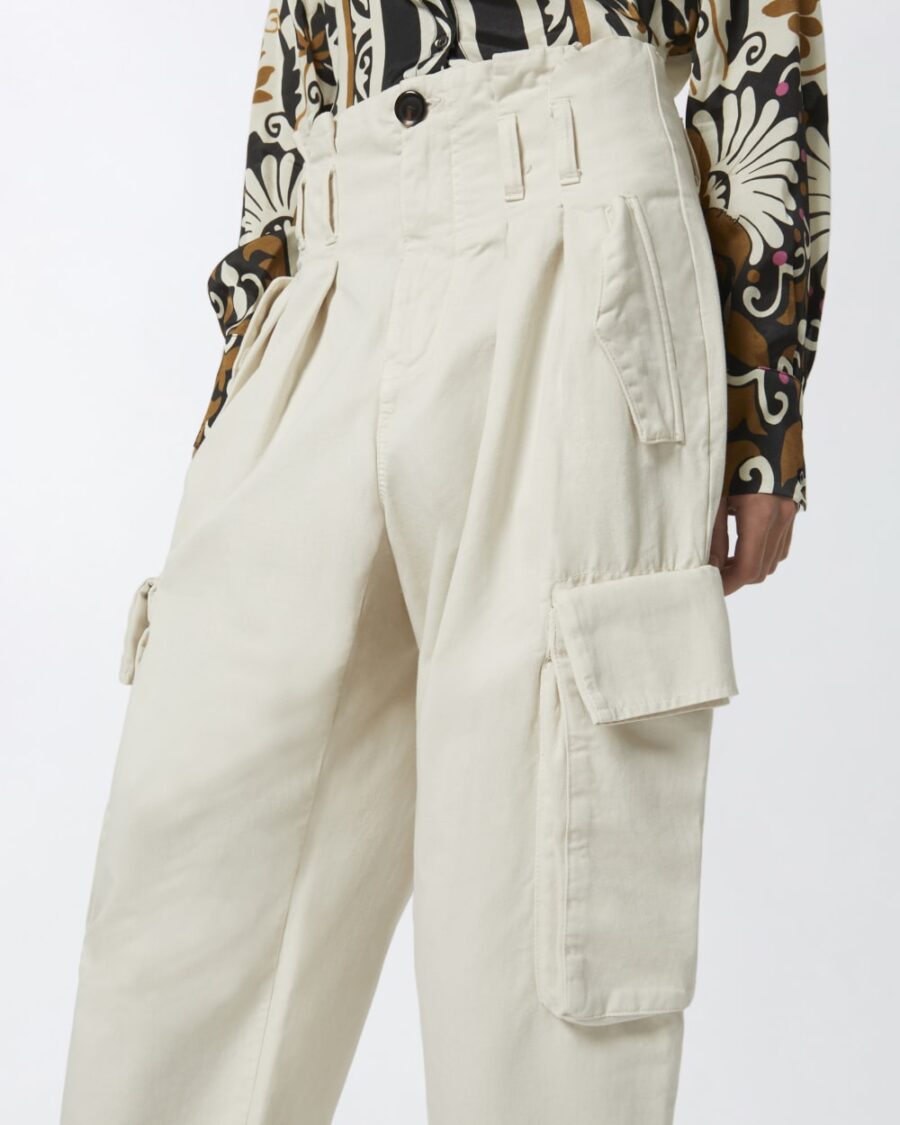 Pantaloni cargo oversize con cintura - immagine 5