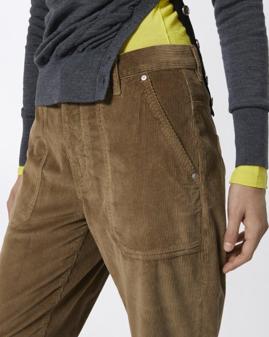 Pantaloni chino in velluto millerighe - immagine 6