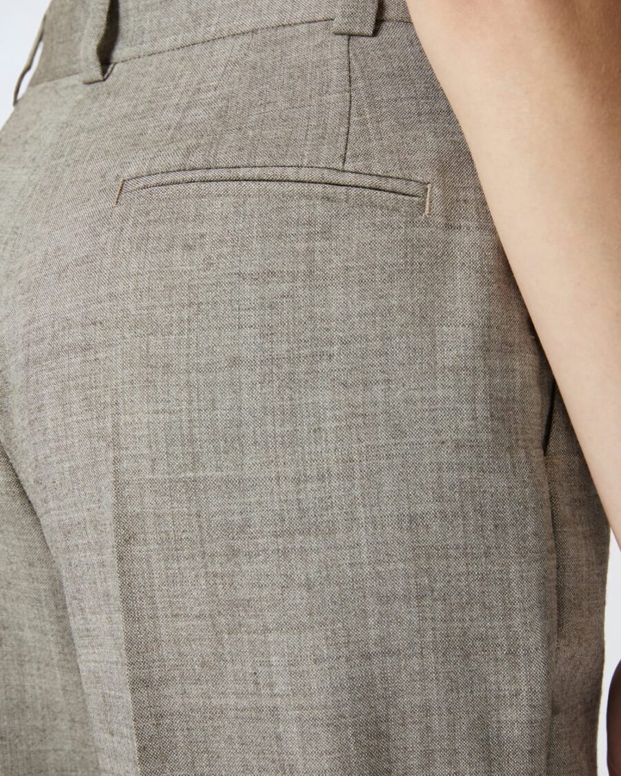Frescolana straight-cut trousers with pockets - Image 6