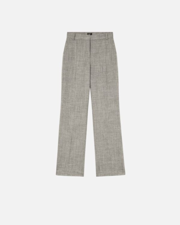 Frescolana straight-cut trousers with pockets beige  e  creta