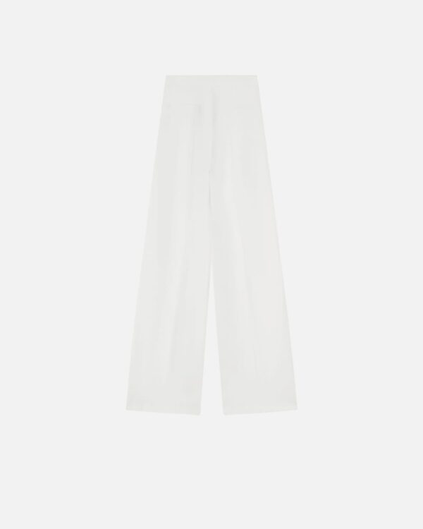 Pantaloni eleganti con fascia lucida laterale