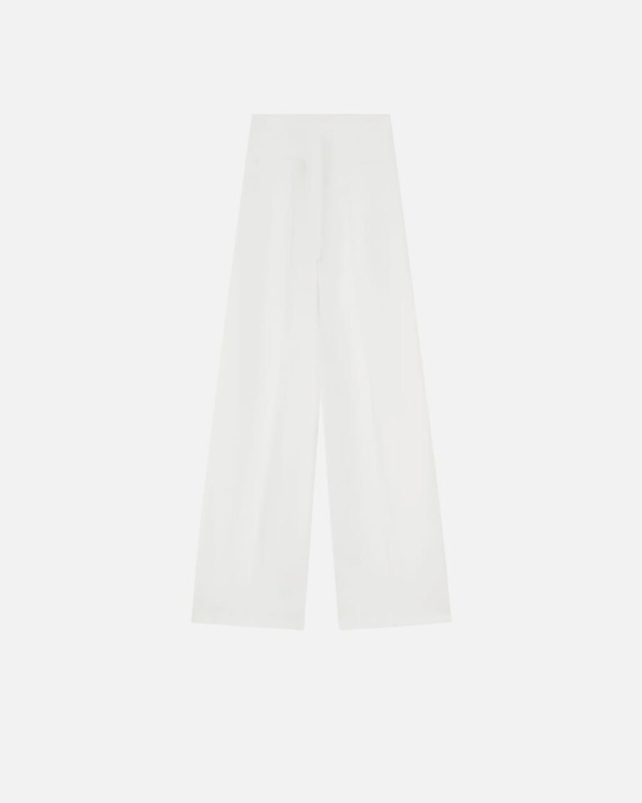 Elegant trousers with shiny side band - Image 2