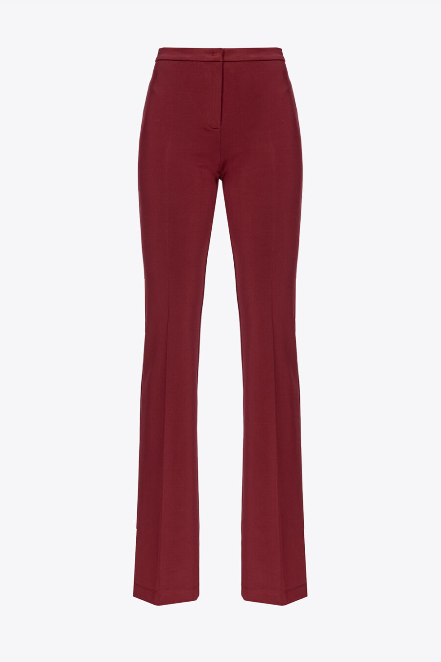 Pantaloni flared neoprene fluido bordeauxeport royale