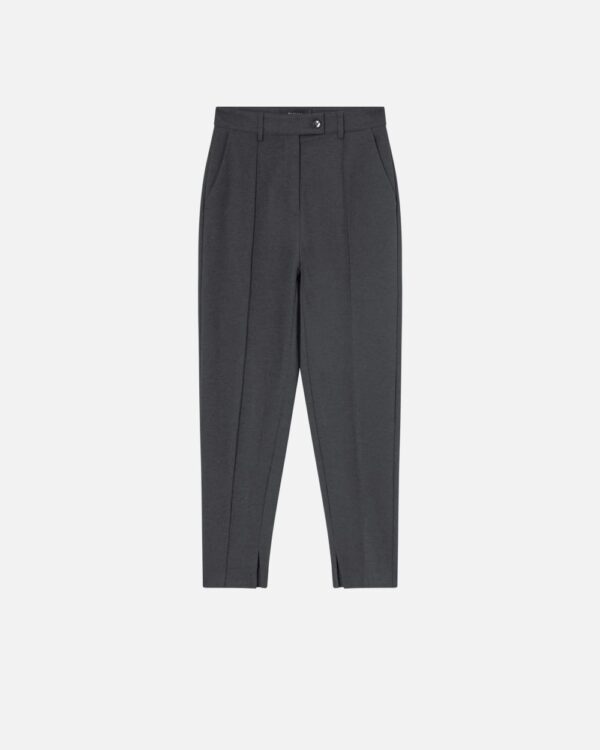 Pantaloni in Punto Stoffa grigio  e  corvo