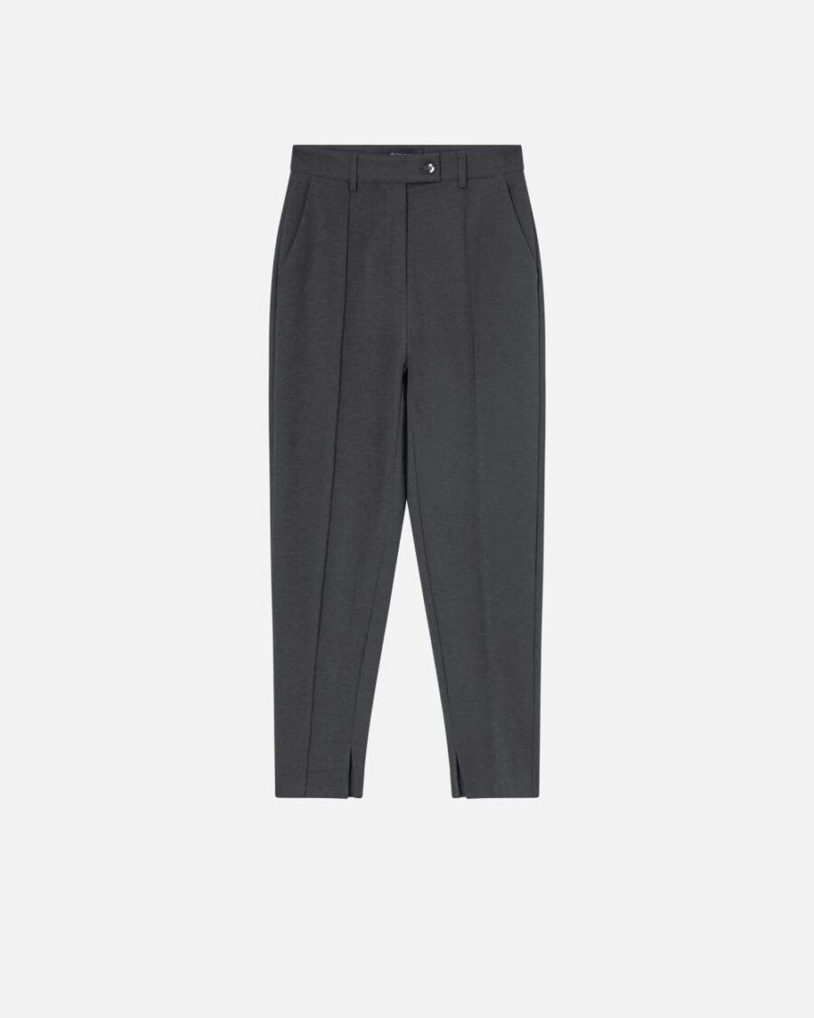 Pantaloni in Punto Stoffa grigio  e  corvo