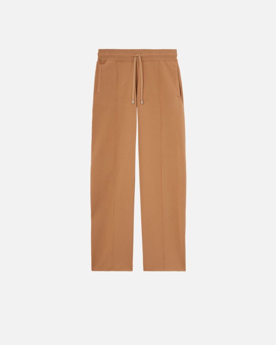 Pantaloni joggers in felpa con logo scoiattolo chiaro