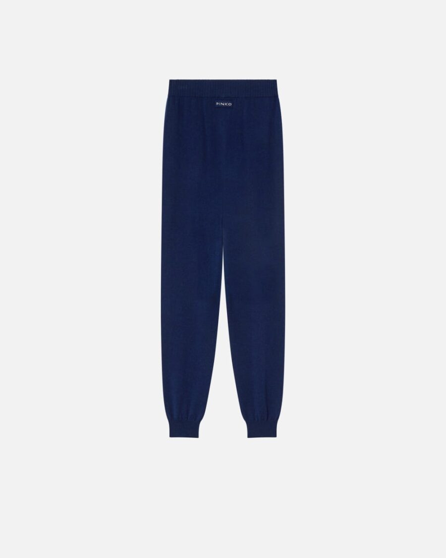 Pantaloni joggers in maglia misto cachemire - immagine 2