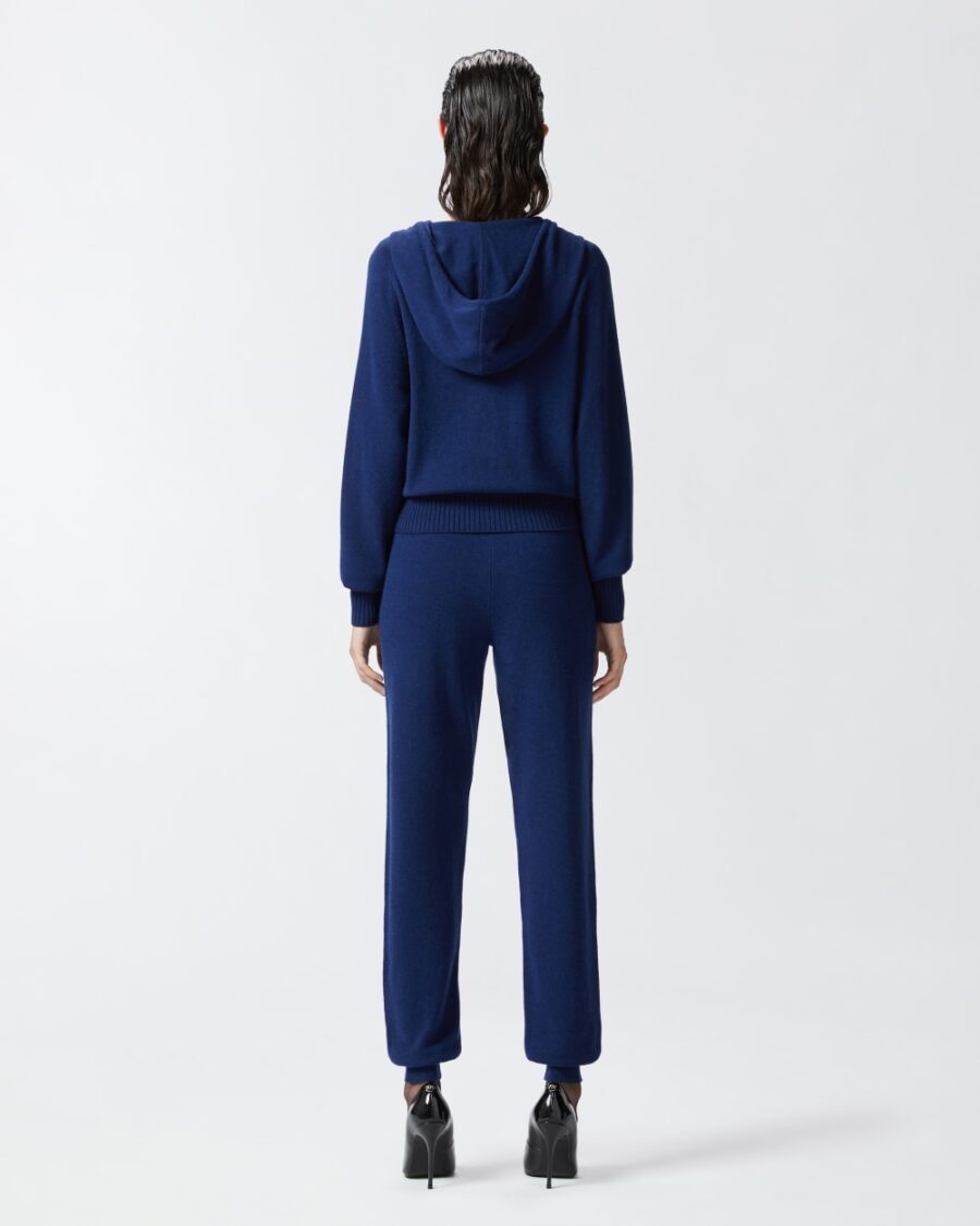 Pantaloni joggers in maglia misto cachemire - immagine 5