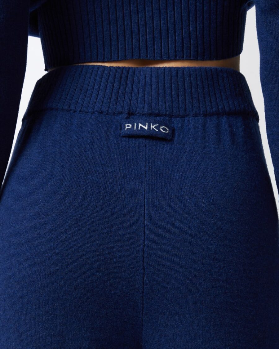 Pantaloni joggers in maglia misto cachemire - immagine 6