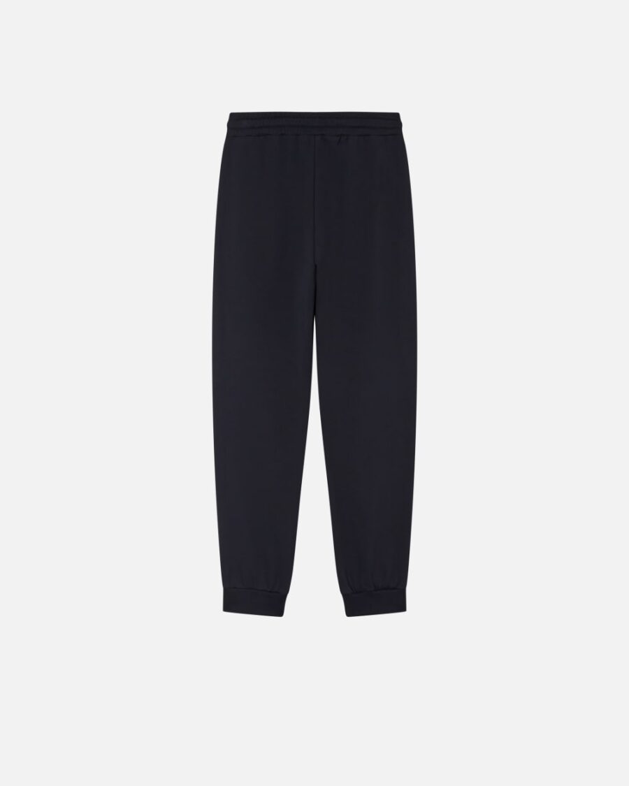 Sporty joggers with logo patch - Image 2