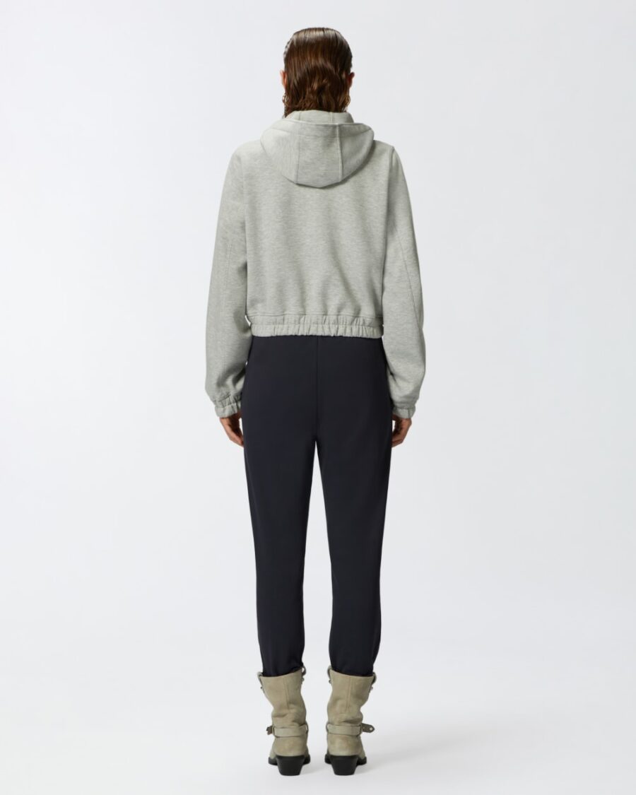 Sporty joggers with logo patch - Image 5