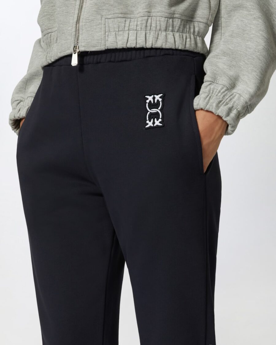 Sporty joggers with logo patch - Image 6