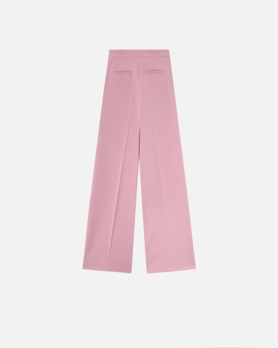 Elegant palazzo trousers in crepe - Image 2
