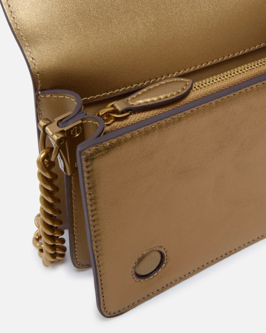 Love Bag small laminated crossbody bag with rhinestones - Image 4
