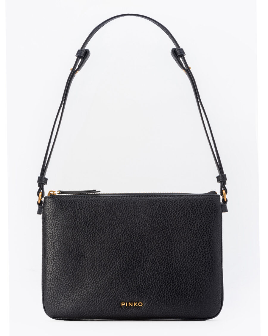 Clutch with Logo and Chain - Image 3