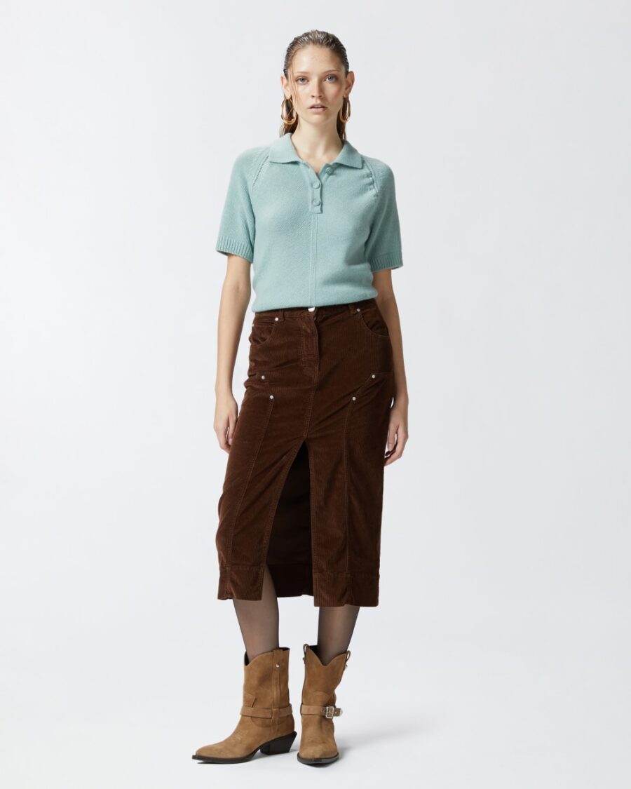 Polo in maglia di misto lana e cachemire - immagine 4