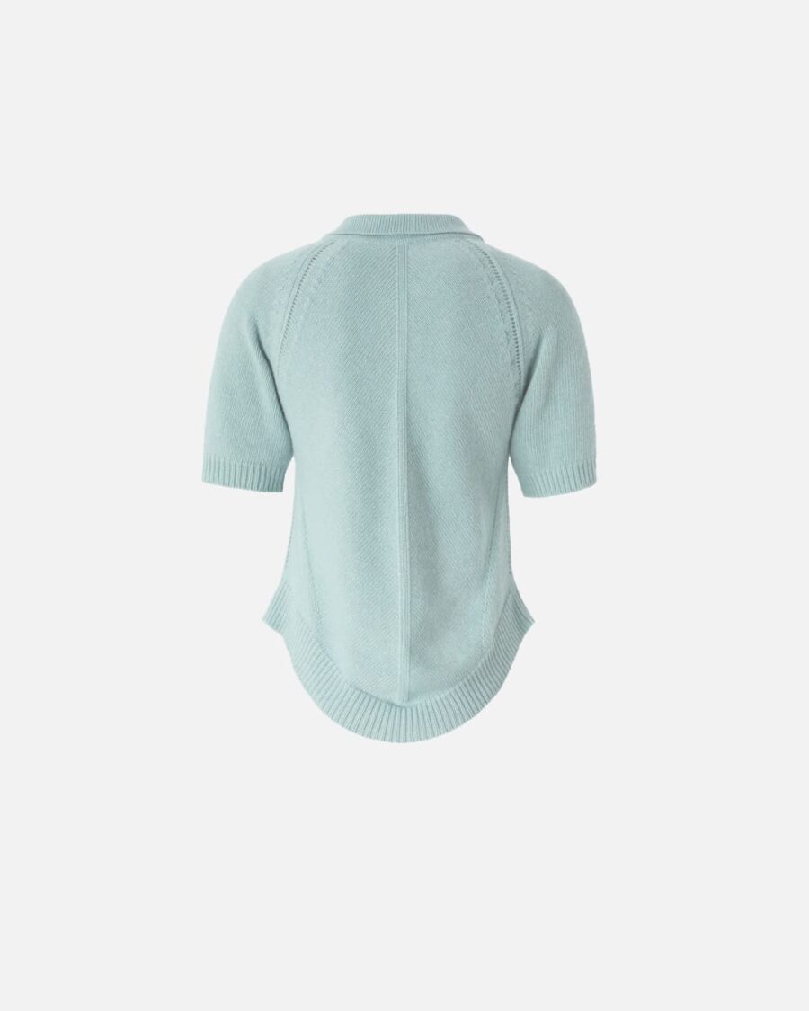 Polo in maglia di misto lana e cachemire - immagine 2