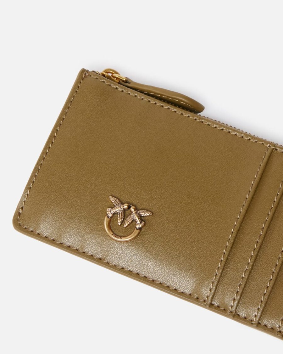 Porta carte chevron con zip - immagine 4
