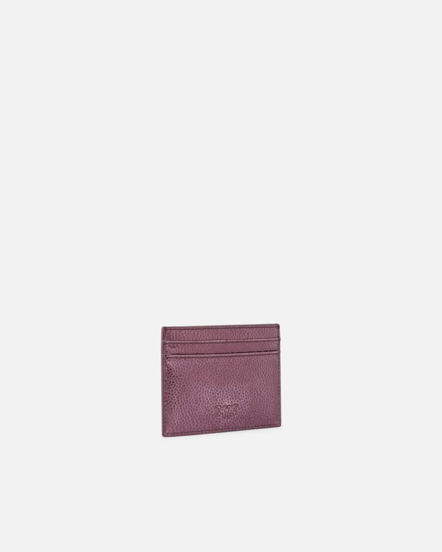 Metallic leather card holder - Image 2