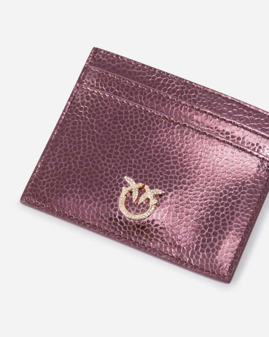 Metallic leather card holder - Image 4