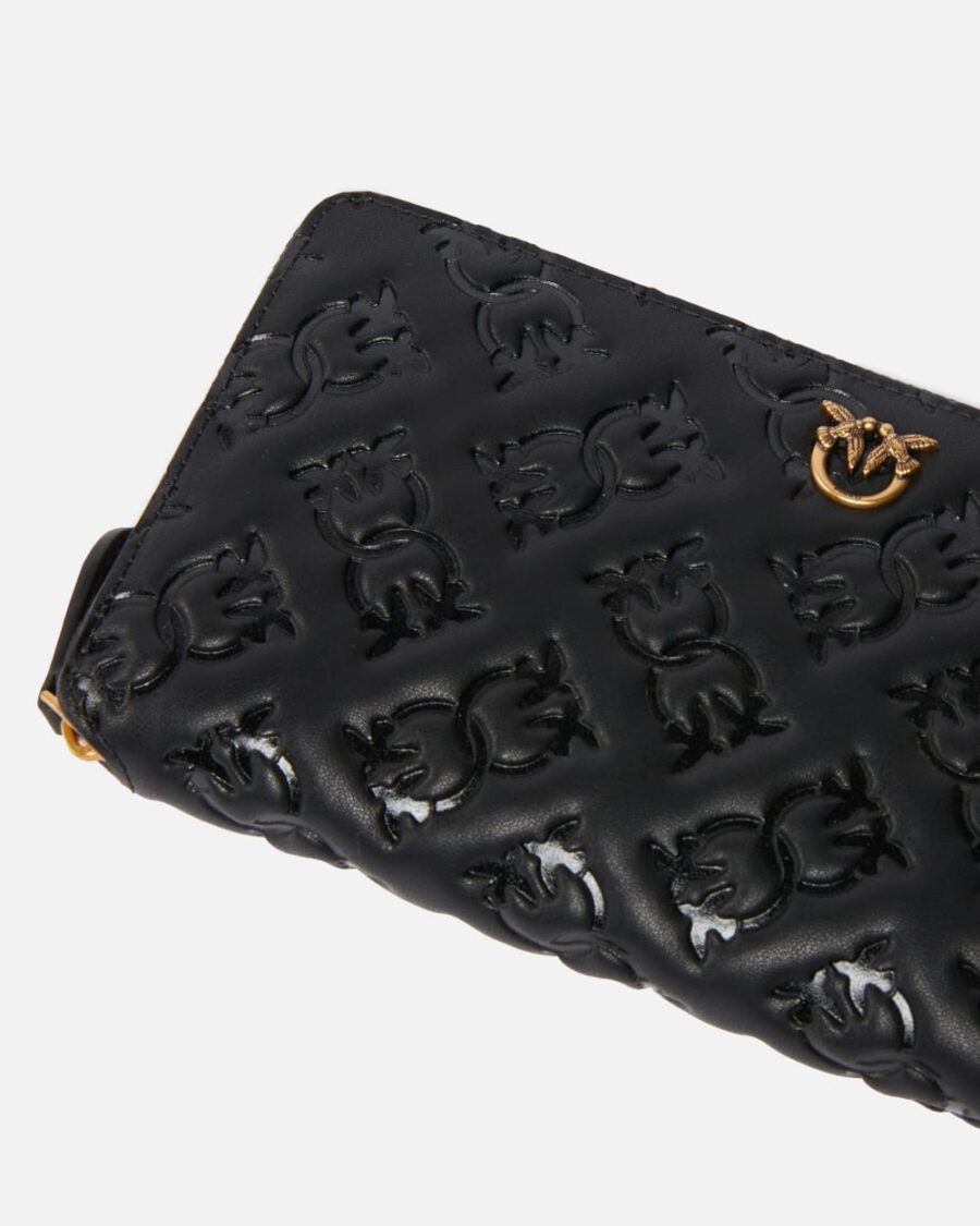 Rectangular leather monogram wallet - Image 4