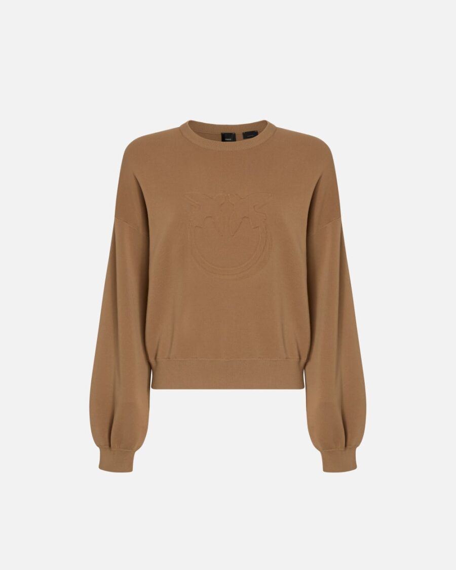 Pullover logo Love Birds scoiattolo chiaro