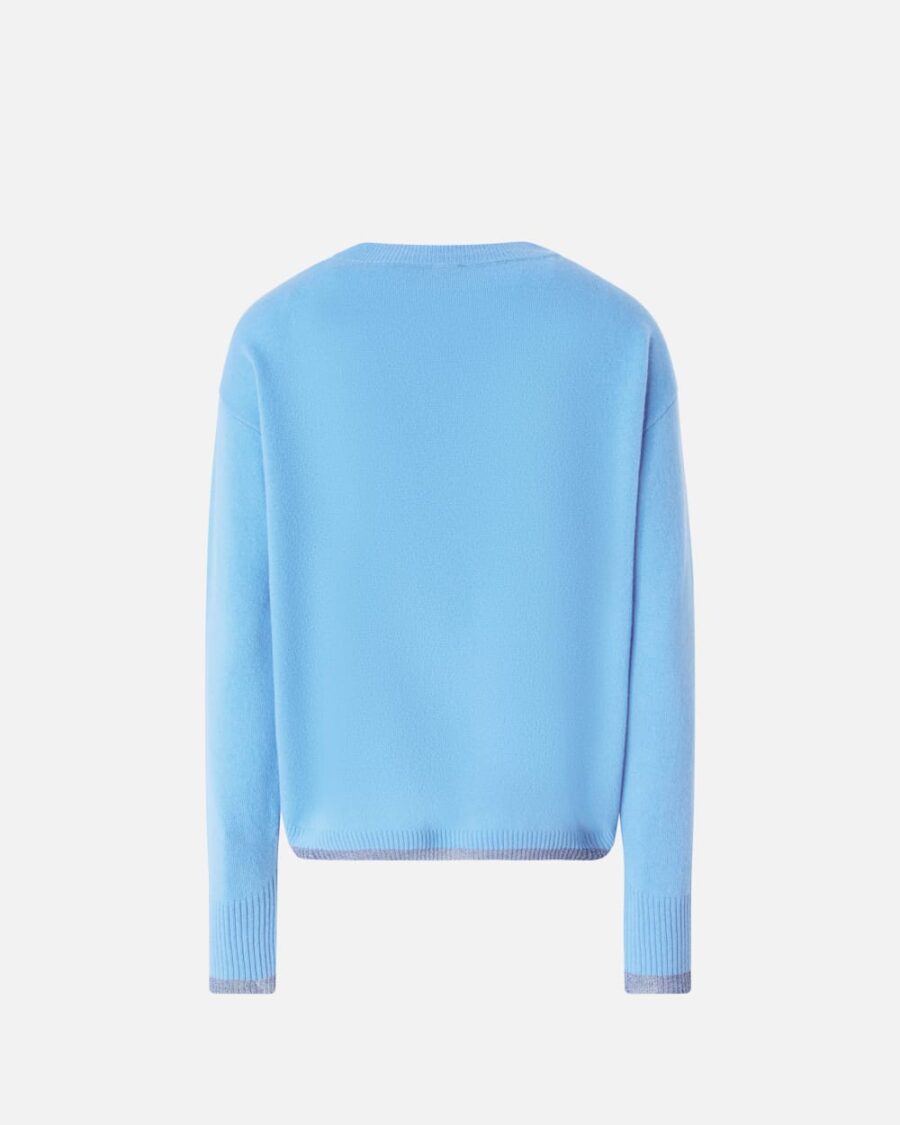 Knit cashmere-blend pullover with lurex - Image 2