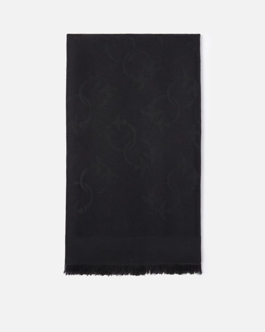 Sciarpa jacquard con logo Monogram in tono colore - immagine 2