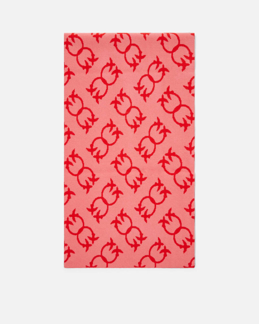 Sciarpa misto cachemire disegno Monogram - immagine 2