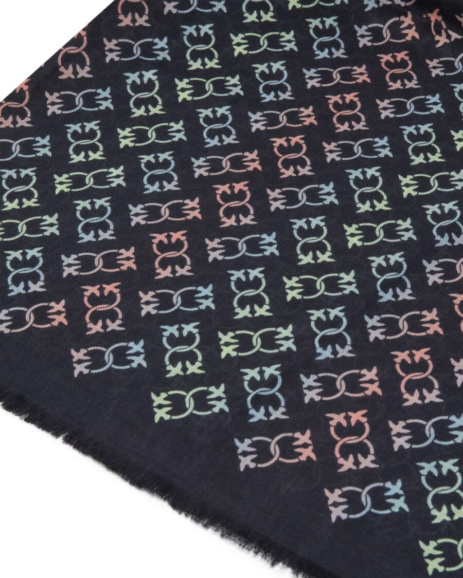 Sciarpa misto cachemire stampa Monogram - immagine 3