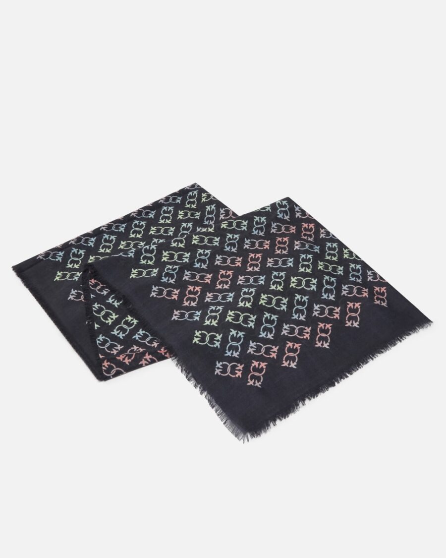 Sciarpa misto cachemire stampa Monogram - immagine 4